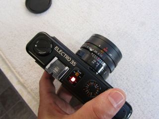 Vintage YASHICA Electro 35 GTN 35mm Range Finder Film Camera with 50mm f1.  7 lens 8