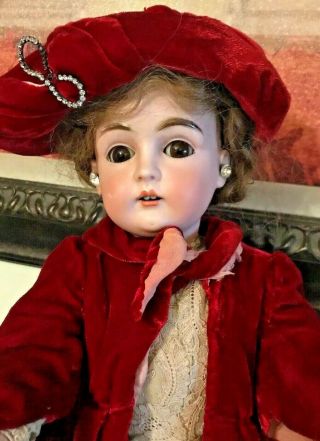Antique 20 " Jdk Kestner 167 Bisque Doll Composition Body " Snow White " Germany