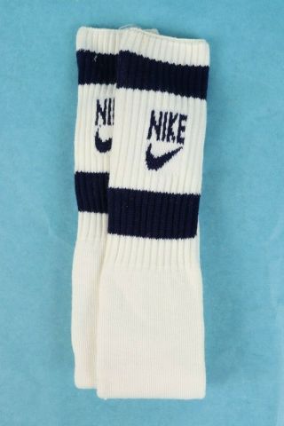 Vintage 80s Nike Tube Socks Athletic Jordan Deadstock Nwots Usa Mens Size 10 - 13