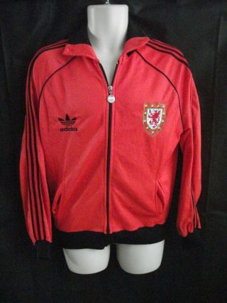 Vintage Adidas Wales 1980 Football Shirt/ Jacket