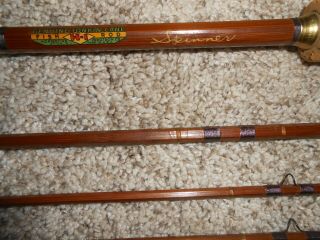 Vintage 8’ 6” Horrocks Ibbotson Bamboo Fly Rod Spinner 8