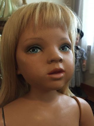 Vintage Doll Girl Child Mannequin 33 Inch Child 11