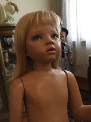 Vintage Doll Girl Child Mannequin 33 Inch Child 12