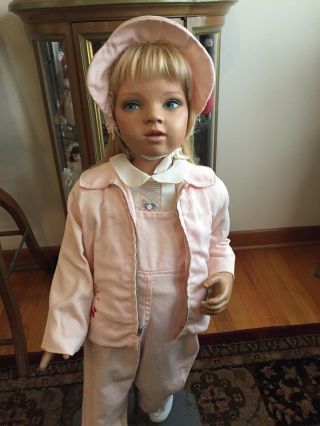 Vintage Doll Girl Child Mannequin 33 Inch Child