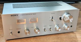 Rare Vintage Sony Ta - 11 Stereo Integrated Amplifier Amp Hifi Separate With Phono