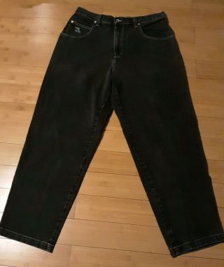 Vintage Jnco One Ninety Jeans Baggy 90s Made In Usa Mens 38 X 34 Black