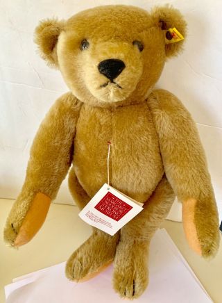 ❤️steiff Margaret Strong Teddy Bear Museum 16½ " Blond Jointed Id 