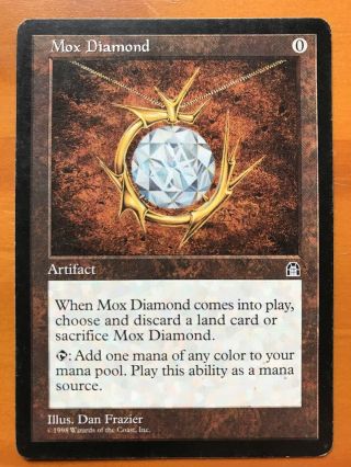Mox Diamond X1 Mp Stronghold Magic The Gathering Mtg