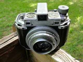 Vintage Kodak Medalist II Camera Supermatic Shutter Ektar 100mm f=3.  5 Lens 4