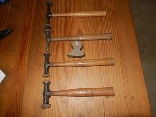 Vintage Fairmount Auto Body Repair Hammers And Dolly