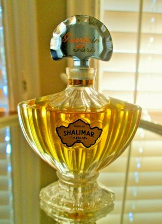 Guerlain Shalimar Parfum 1/2 Fl.  Oz.  / 15 Ml Smells Romantic Vintage 95 Full