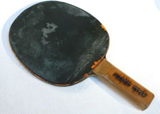 Vintage Tamasu Butterfly French Style Table Tennis Paddle From The 1960 