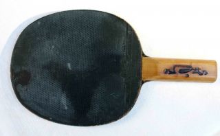 Vintage Tamasu Butterfly French Style table tennis paddle from the 1960 ' s 8