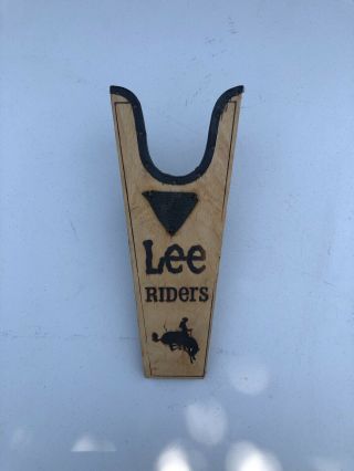 Vintage Lee Riders Advertising Boot Remover Bucking Bronco