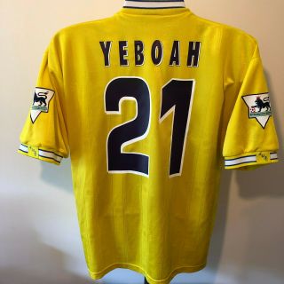 Leeds United 1996 1997 1998 Football Shirt Retro Classic Yeboah Vintage Puma M