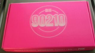 Bh90210 Rare Promo Press Kit License Plate,  Theme Song Beverly Hills 90210