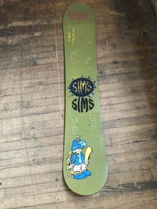 Noah Salasnek Snow Board Sims Skateboard Rare 1993 150 Cm 2