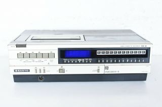 Vintage Sanyo Beta - Max Vcr 3900 - Ii Betamax Beta