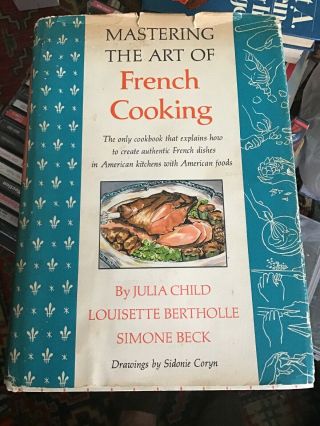 Julia Child Mastering The Art Of French Cooking Classic Cookbook Vintage 1967 Dj