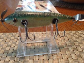 Shakespeare 5 Hook Minnow In Green Crackle