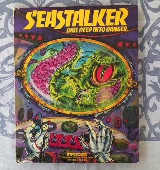 Seastalker - Rare Vintage Infocom Game For Ibm Pc And Pcjr 1984