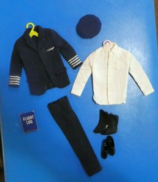 Vintage Ken Doll Clothes - Vintage Ken 0779 American Airlines Captain