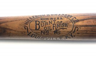Vintage Antique Burnt Oil Finish Louisville Slugger Baseball Bat Awesome Beauty