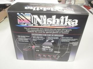 Vintage Nishika N8000 35mm 3D Stereo Camera Brand 4