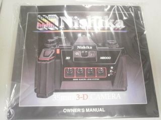 Vintage Nishika N8000 35mm 3D Stereo Camera Brand 8