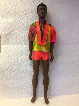 1969 Vintage Mattel Barbie - Talking Brad African American Doll