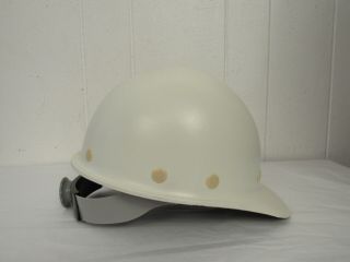 Fibre Metal Hard Hat Safety Helmet Action Gear Headband Vtg 1980s