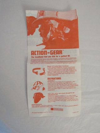 Fibre Metal hard hat safety helmet Action Gear headband VTG 1980s 8