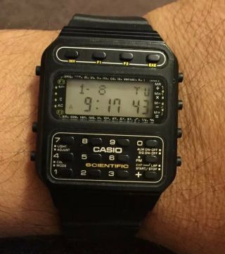 Vintage Rare Casio 197 Cfx 20 Scientific Wrist Watch Made In Japan