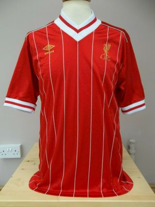 Vintage Umbro Liverpool Shirt 1984 Mens Large 42 "