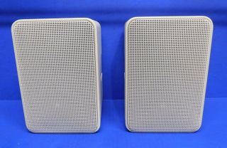 Vtg Ads L310w Metal Housing All Weather Stereo Speakers Pair A/d/s/ Usa