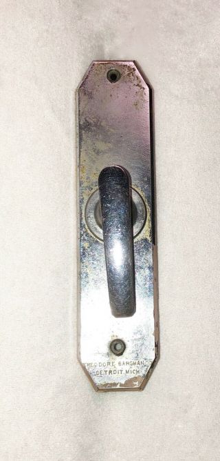 Vintage Bargman Trailer Inside Door Handle Bpl 77 A - 3 Airstream 1960 Parts Only