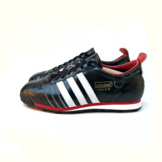 Adidas Chile 62’ Vintage Retro Black Leather Football Trainers Size: Us: 9