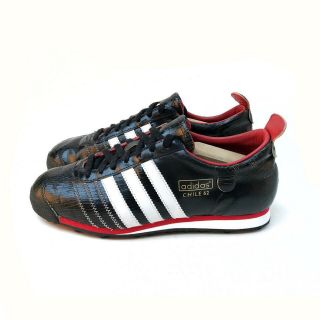 Adidas Chile 62’ Vintage Retro Black Leather Football Trainers Size: US: 9 2