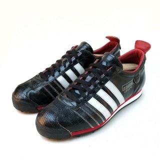 Adidas Chile 62’ Vintage Retro Black Leather Football Trainers Size: US: 9 6