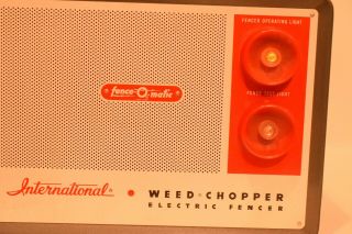 International Fence - O - Matic Weed Chopper Electric Fence Controller Vintage 3