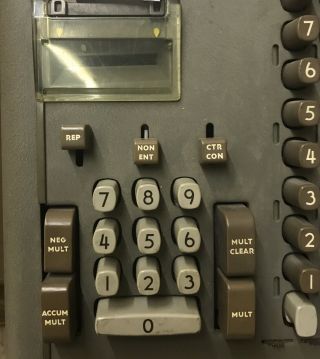 Vintage Friden STW 10 Mechanical Calculator 8