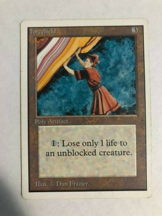 Mtg 1x Forcefield X1 - Unlimited - Magic The Gathering
