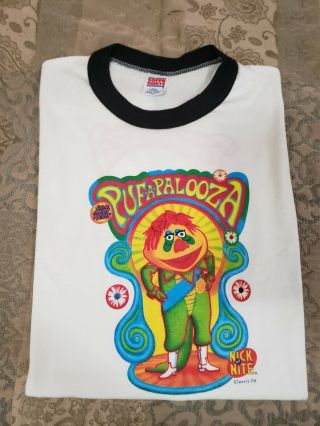 Vintage Nick At Nite 1990s Sid And Marty Krofft Ringer Rare 1995 T Shirt Classic