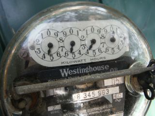 Westinghouse Electric Mfg Co Type OB Vintage Power Meter 2