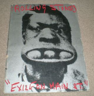 The Rolling Stones Vintage 1972 Songbook Exile On Main Street & Photos Rare