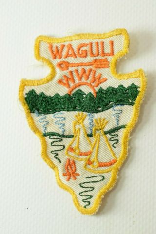 Vintage Boy Scouts Oa Waguli Lodge 318 Patch Order Of The Arrow 1960 