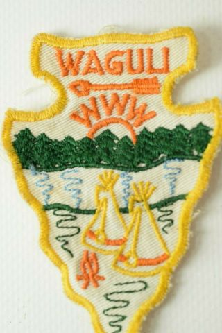 Vintage Boy Scouts OA WAGULI LODGE 318 Patch Order of the Arrow 1960 ' s? 2