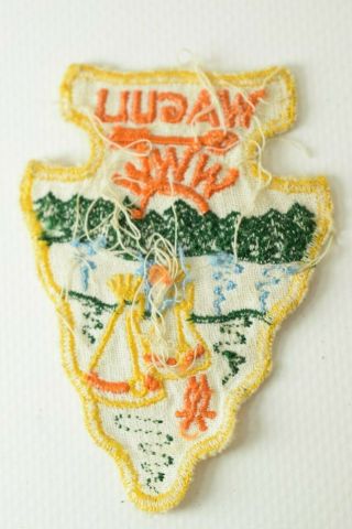 Vintage Boy Scouts OA WAGULI LODGE 318 Patch Order of the Arrow 1960 ' s? 3