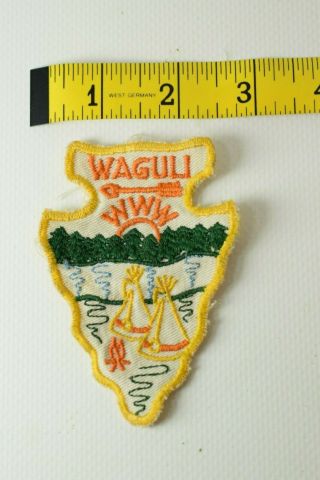 Vintage Boy Scouts OA WAGULI LODGE 318 Patch Order of the Arrow 1960 ' s? 4