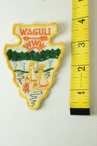 Vintage Boy Scouts OA WAGULI LODGE 318 Patch Order of the Arrow 1960 ' s? 5
